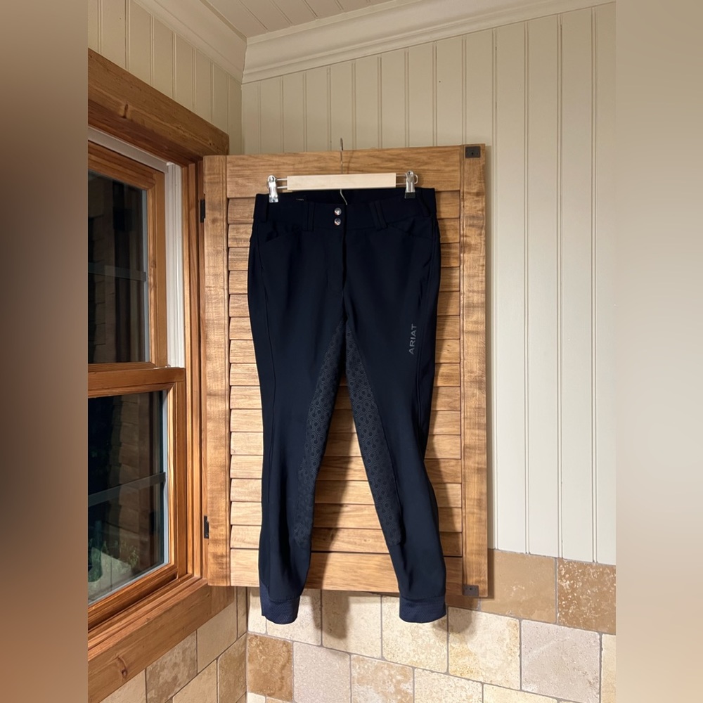 Ariat Pro Series Tri Factor Grip Breech | Full Seat | Black